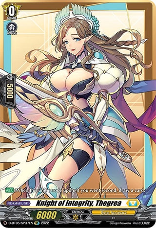 Knight of Integrity Thegrea (SP) (537) [V-BT05] - Cardfight Vanguard Single