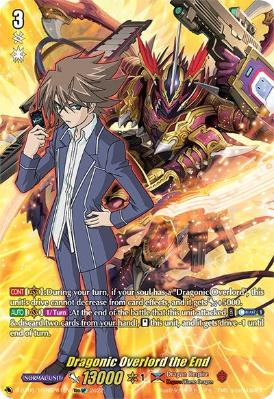 Dragonic Overlord the End (10th SP) (51001) [V-BT05] - Cardfight Vanguard Single
