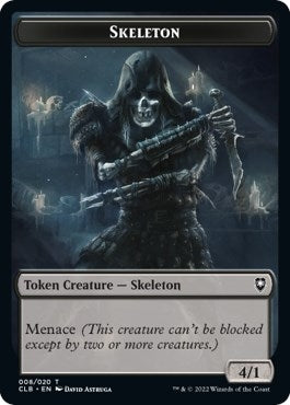 Skeleton Token (0) [CLB] - MTG Single