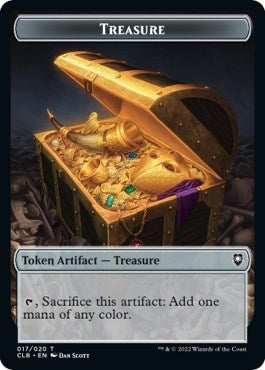Treasure // Construct Double-sided Token (0) [CLB] - MTG Single