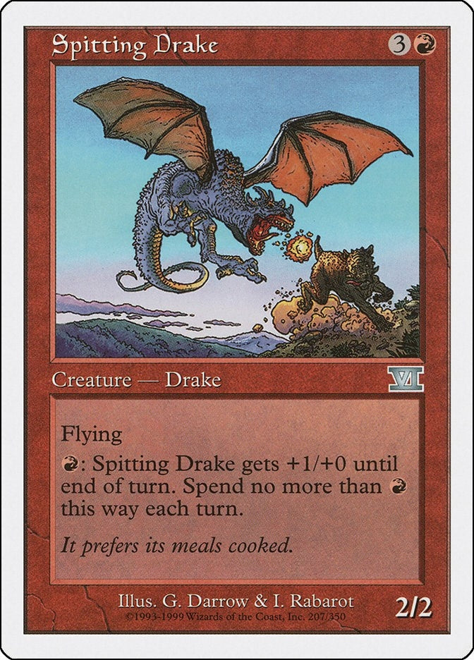 Spitting Drake (207) [6ED] - MTG Single