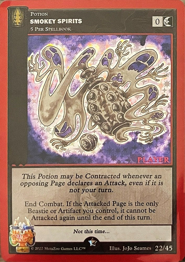 Smokey Spirits (Player Stamped) (22) (CCP) - MetaZoo Single