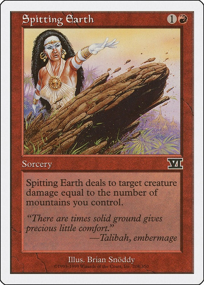 Spitting Earth (207) [6ED] - MTG Single