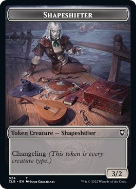 Shapeshifter (024) // Shapeshifter (028) Double-sided Token (0) [CLB] - MTG Single