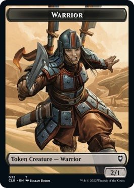 Warrior // Inkling Double-sided Token (0) [CLB] - MTG Single
