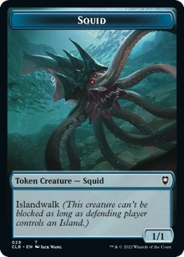 Squid // Copy Double-sided Token (0) [CLB] - MTG Single