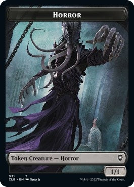 Horror // Centaur Double-sided Token (0) [CLB] - MTG Single