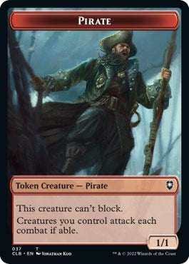 Pirate // Goblin Double-sided Token (0) [CLB] - MTG Single