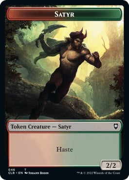Satyr // Beast Double-sided Token (0) [CLB] - MTG Single