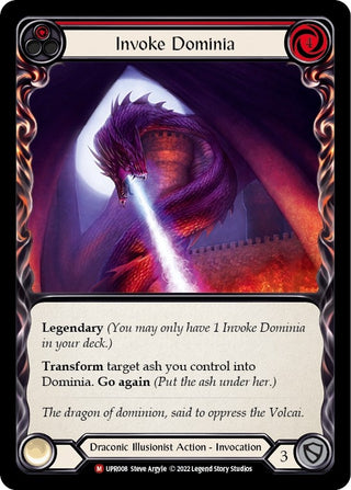 Invoke Dominia // Dominia (8) [UPR] - Flesh and Blood TCG Single