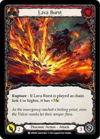 Lava Burst (98) [UPR] - Flesh and Blood TCG Single