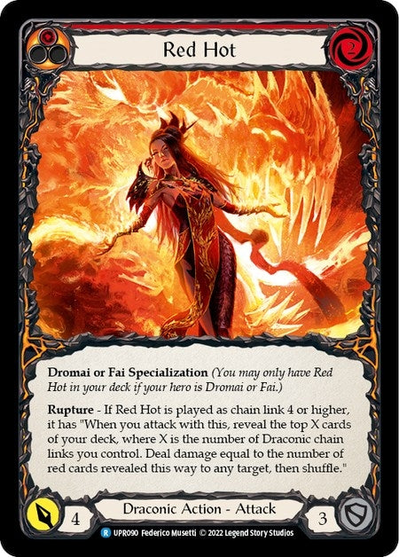 Red Hot (90) [UPR] - Flesh and Blood TCG Single