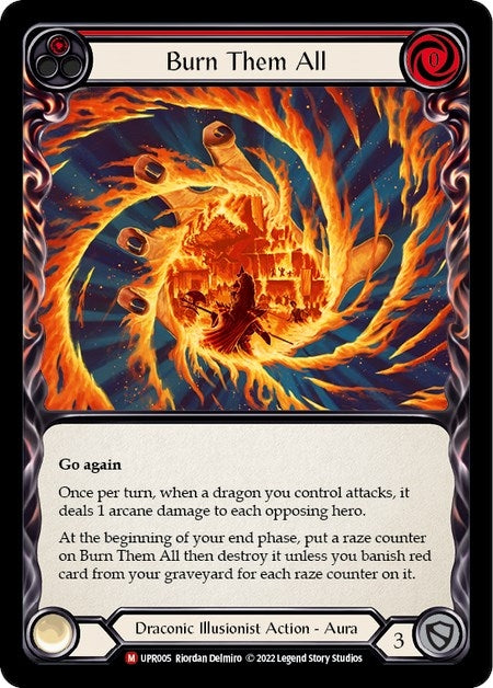Burn Them All (5) [UPR] - Flesh and Blood TCG Single