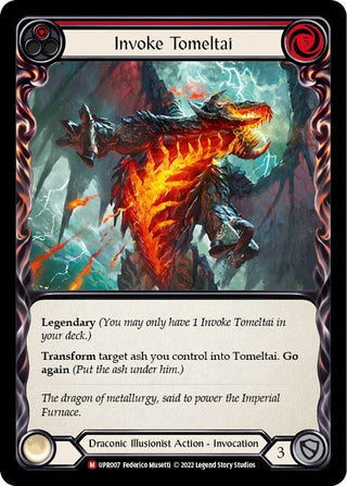 Invoke Tomeltai // Tomeltai (7) [UPR] - Flesh and Blood TCG Single