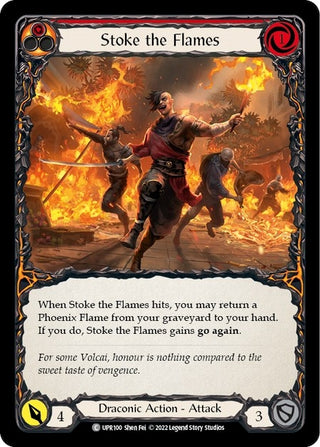 Stoke the Flames (100) [UPR] - Flesh and Blood TCG Single