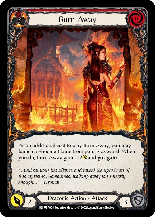 Burn Away (94) [UPR] - Flesh and Blood TCG Single