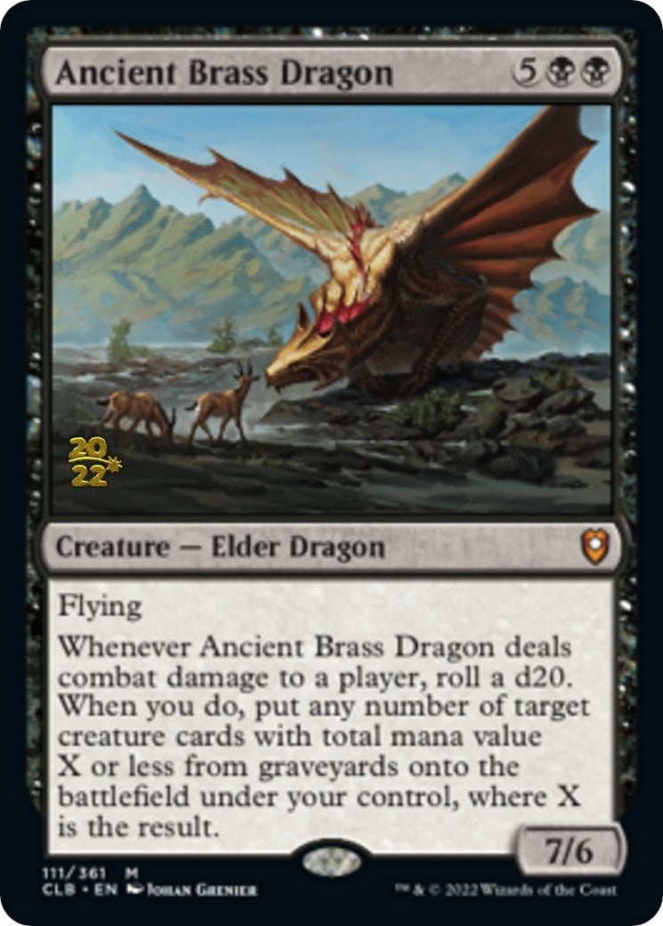 Ancient Brass Dragon (111) [PRE] - MTG Single