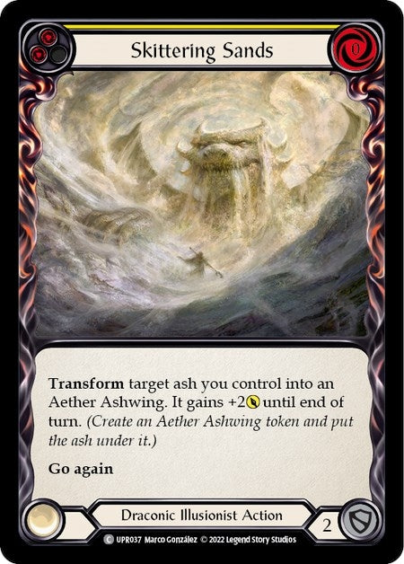 Skittering Sands (Yellow) (37) [UPR] - Flesh and Blood TCG Single