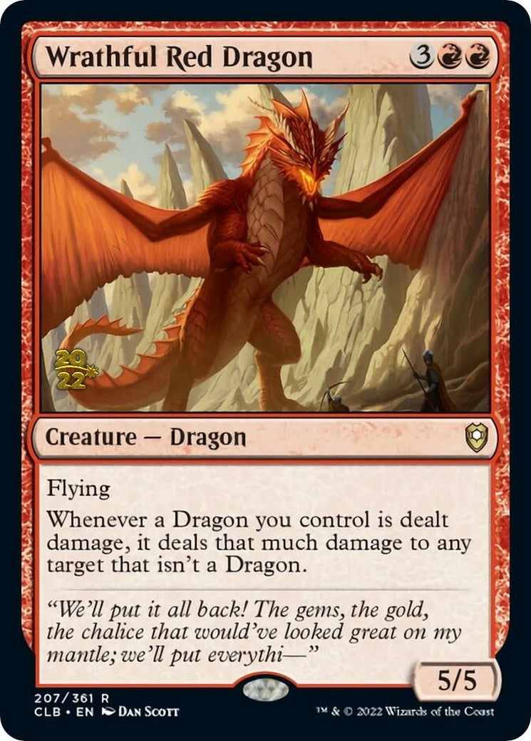 Wrathful Red Dragon (207) [PRE] - MTG Single