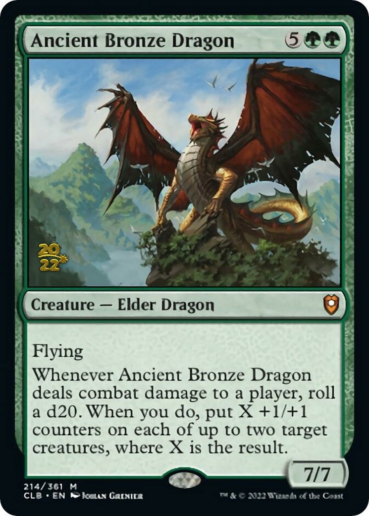 Ancient Bronze Dragon (214) [PRE] - MTG Single