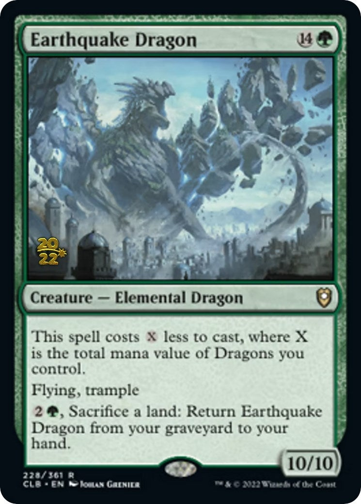 Earthquake Dragon (228) [PRE] - MTG Single