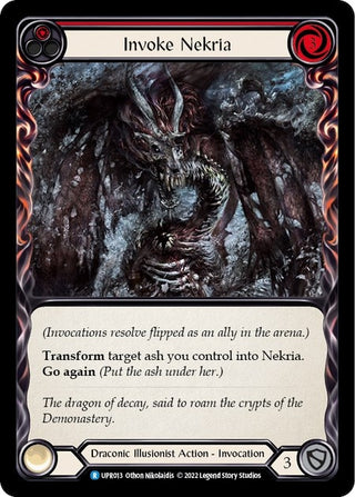 Invoke Nekria // Nekria (13) [UPR] - Flesh and Blood TCG Single