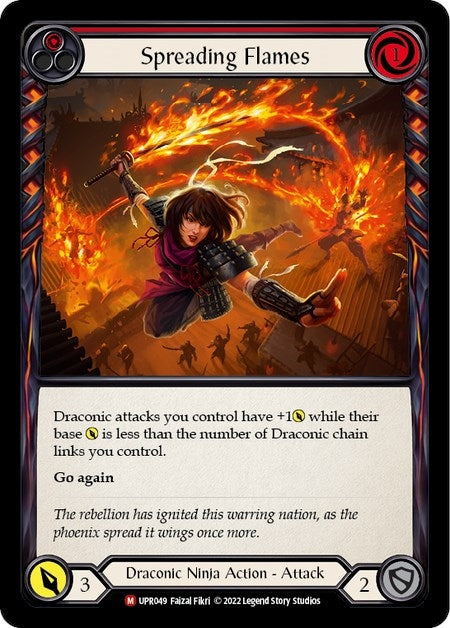 Spreading Flames (49) [UPR] - Flesh and Blood TCG Single