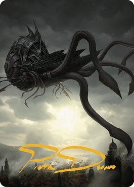 Nautiloid Ship Art Card (Gold-Stamped Signature) (80) [ASCLB] - MTG Single