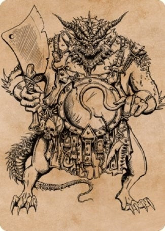 Thrakkus the Butcher Art Card (77) [ASCLB] - MTG Single