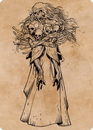 Myrkul Lord of Bones Art Card (73/81) (73) [ASCLB] - MTG Single