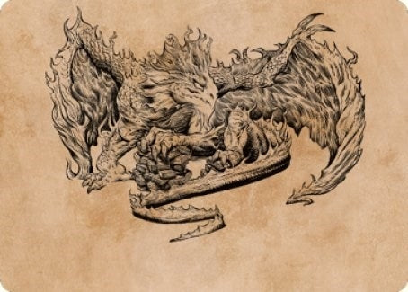Miirym Sentinel Wyrm Art Card (71) [ASCLB] - MTG Single