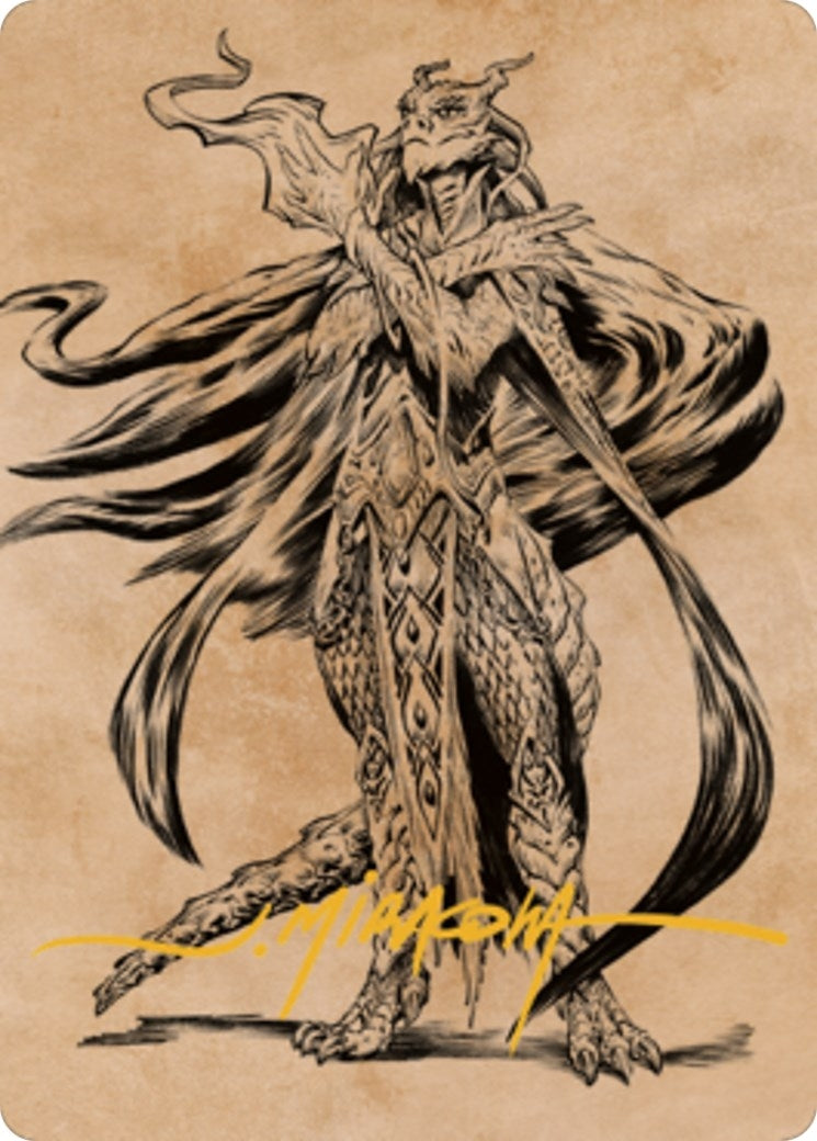 Lozhan Dragons’ Legacy Art Card (Gold-Stamped Signature) (69) [ASCLB] - MTG Single