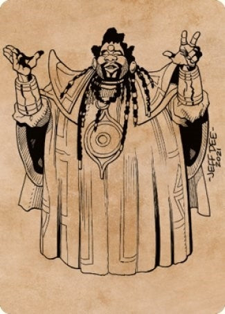 Alaundo the Seer Art Card (61) [ASCLB] - MTG Single