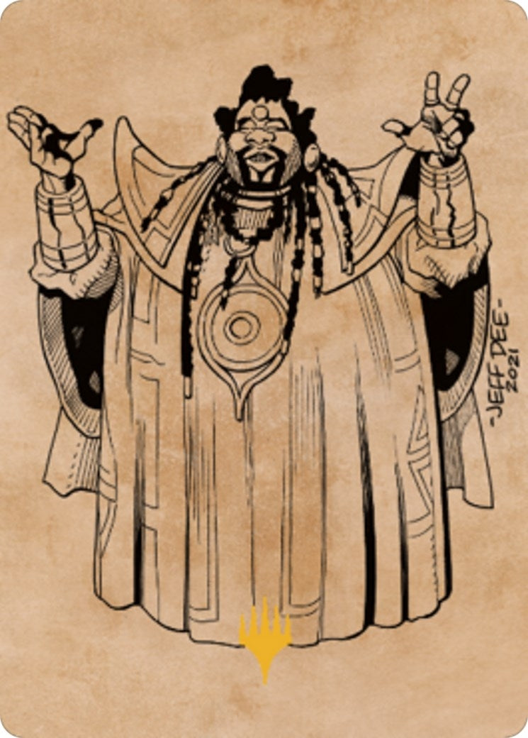Alaundo the Seer Art Card (Gold-Stamped) (61) [ASCLB] - MTG Single