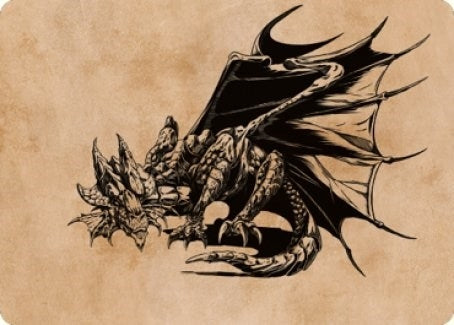 Ancient Copper Dragon Art Card (52/81) (52) [ASCLB] - MTG Single