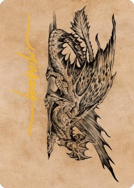 Ancient Brass Dragon Art Card (49/81) (Gold-Stamped Signature) (49) [ASCLB] - MTG Single