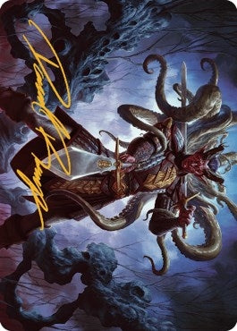 Zevlor Elturel Exile Art Card (42/81) (Gold-Stamped Signature) (42) [ASCLB] - MTG Single