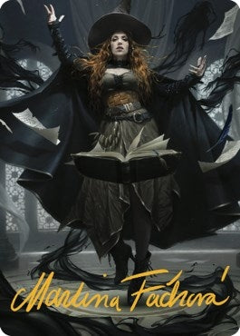 Tasha the Witch Queen Art Card (41/81) (Gold-Stamped Signature) (41) [ASCLB] - MTG Single