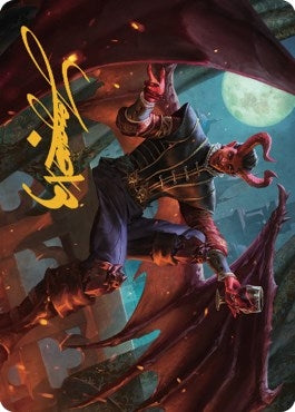 Raphael Fiendish Savior Art Card (40/81) (Gold-Stamped Signature) (40) [ASCLB] - MTG Single