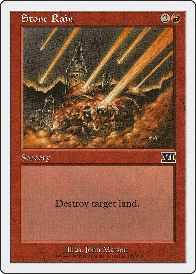 Stone Rain (209) [6ED] - MTG Single