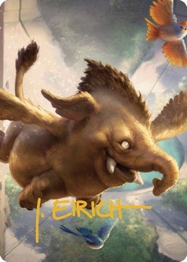 Hollyphant Art Card (Gold-Stamped Signature) (18) [ASCLB] - MTG Single