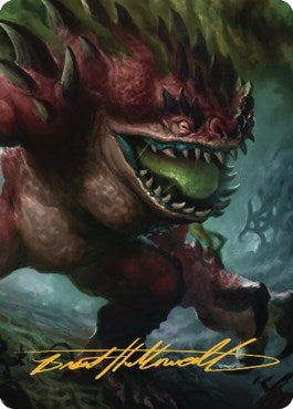 Hezrou Art Card (Gold-Stamped Signature) (17) [ASCLB] - MTG Single