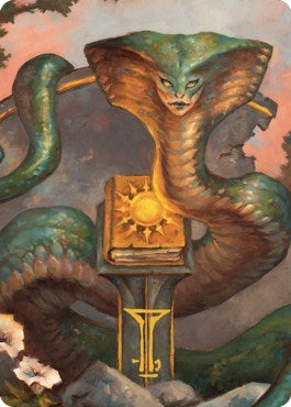 Guardian Naga Art Card (Gold-Stamped Signature) (16) [ASCLB] - MTG Single