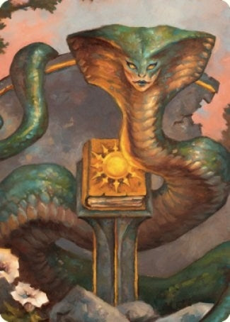 Guardian Naga Art Card (16) [ASCLB] - MTG Single