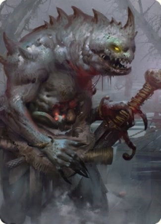 Gray Slaad Art Card (15) [ASCLB] - MTG Single