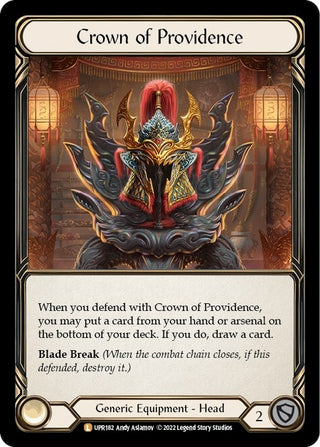 Crown of Providence (182) [UPR] - Flesh and Blood TCG Single