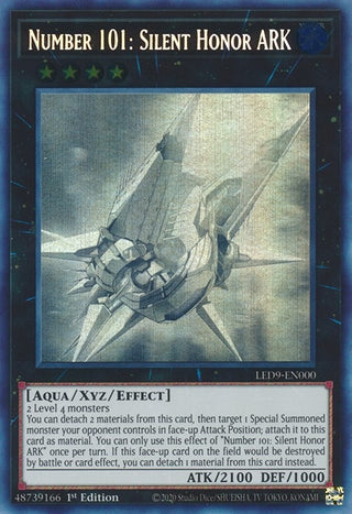 Number 101: Silent Honor ARK (9000) (LED9) - YuGiOh Single