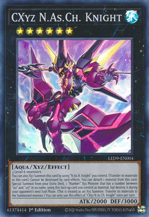 CXyz N.As.Ch. Knight (9004) (LED9) - YuGiOh Single