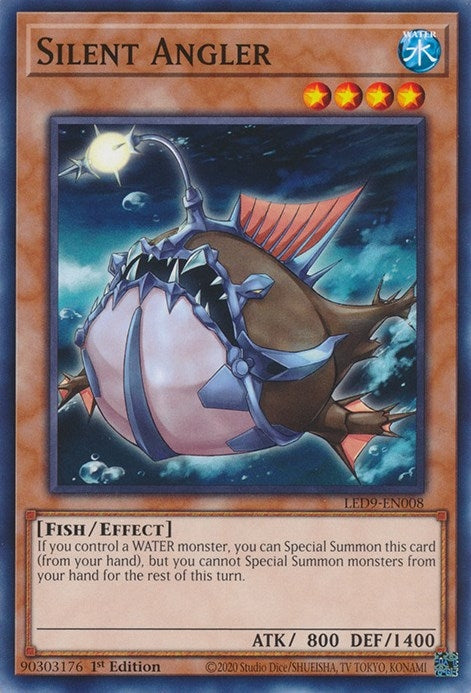 Silent Angler (9008) (LED9) - YuGiOh Single