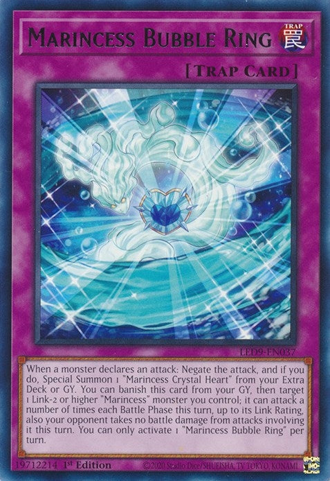 Marincess Bubble Ring (9037) (LED9) - YuGiOh Single